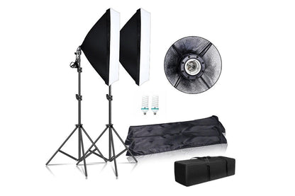 Softbox Lighting Kit Professional Studio Photography Light Kit