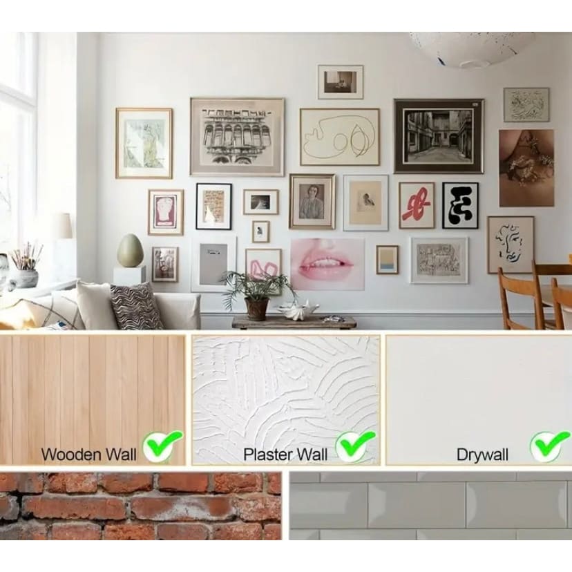 Picture Hooks & Nails x 50