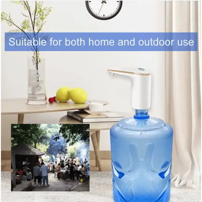 Portable USB Rechargeable Water Bottle Dispenser Pump