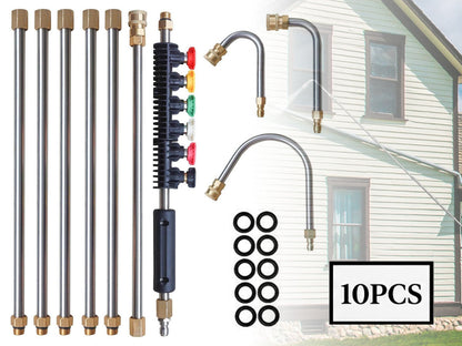 10PCS Pressure Washer Extension Wand Set
