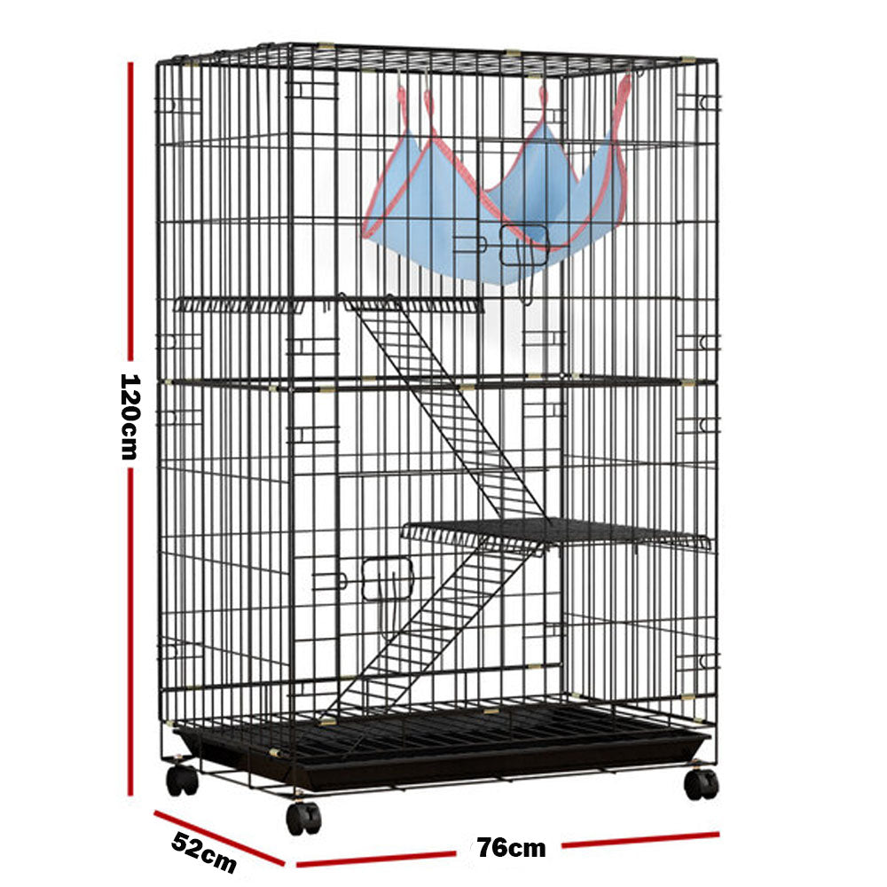 3 Level Rabbit Bird Cage Ferret Parrot Aviary Cat Rat Aviary Budgie Hamster Pet Cages Castor XL