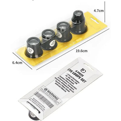 Precision Magnifying Glass Set (x4)
