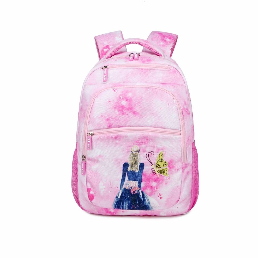 Pink & Purple Kids Backpack & School Bag for Girls - Princess