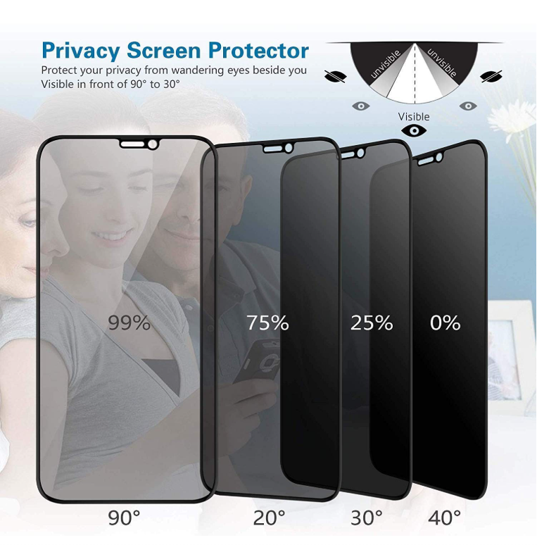 iPhone 18 Pro Max Glass Privacy Screen Protector (2 Pack)