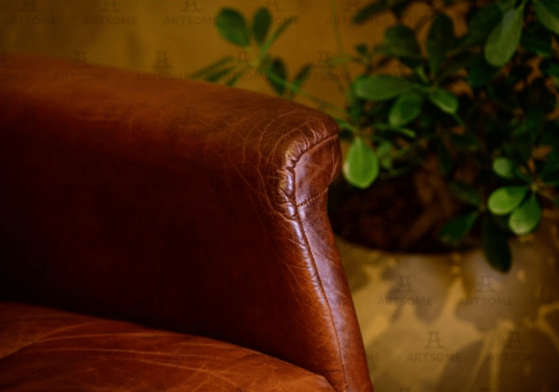 Providence Aged Leather Electric Recliner Chair - Vintage Cigar at online8 furniture store Auckland