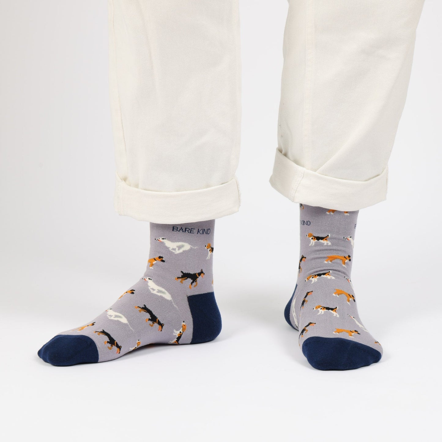 Save the Purple Dog Bamboo Socks