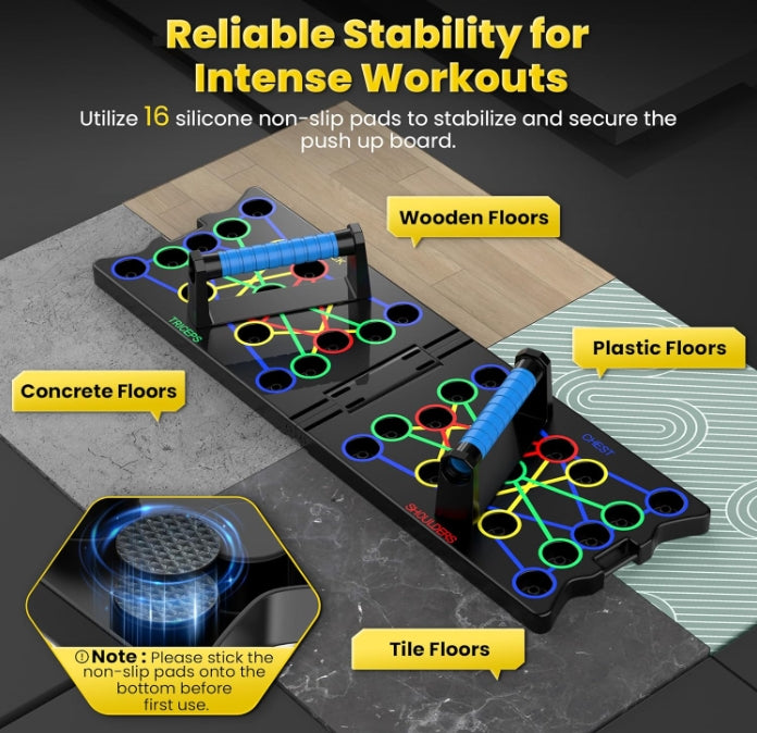 22 Ways In 1 Push Up Board System, Body Building Exercise Tools