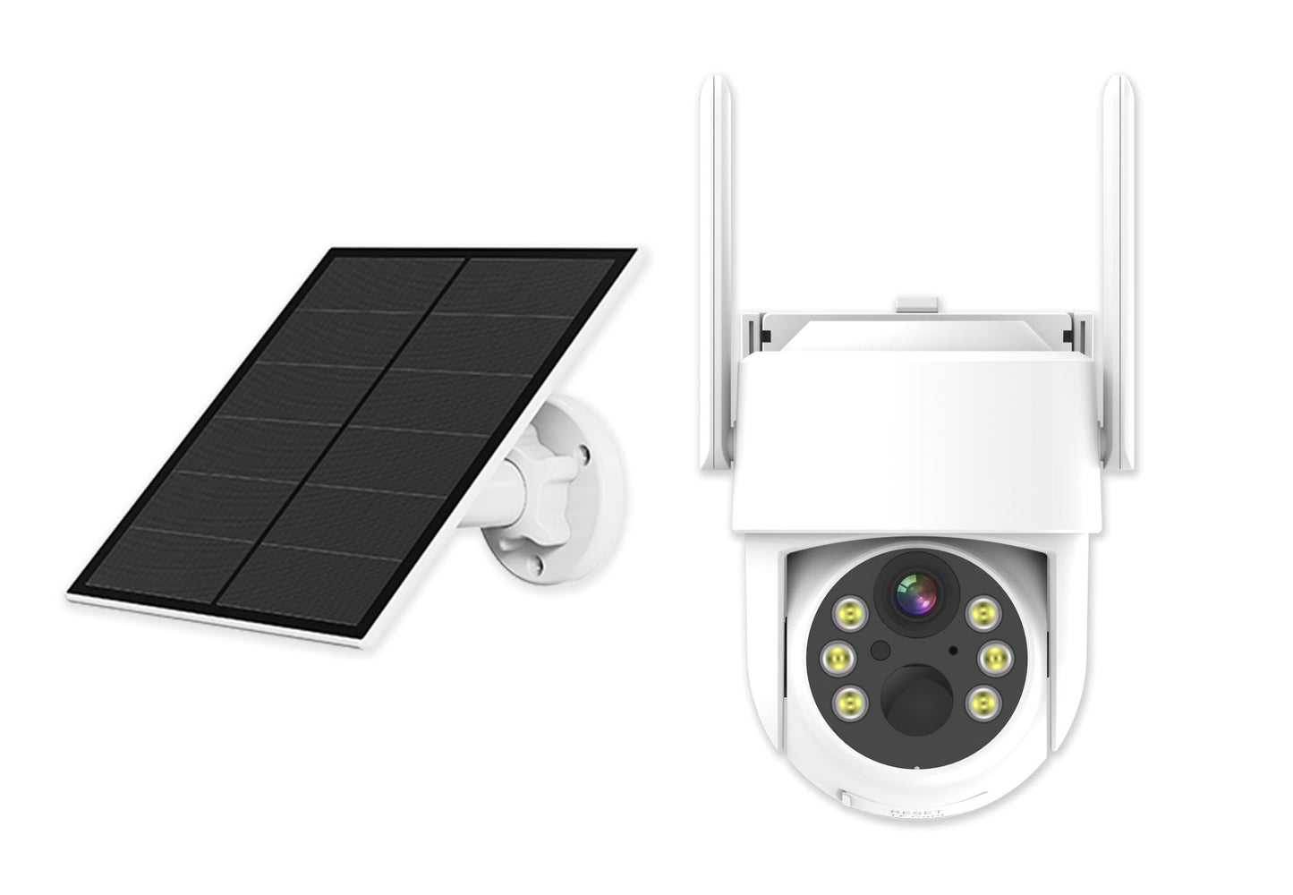 Wireless Security Camera SOLAR WIFI and battery powered free batteries and 64GB storage card