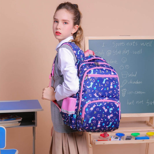 Girls School Bags & Kids Backpack - Rabbit