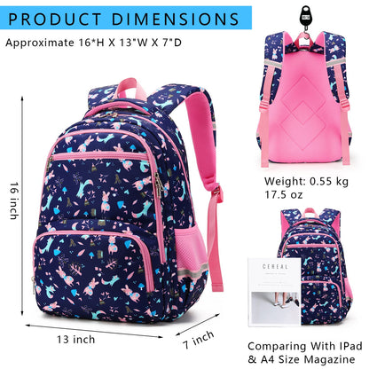 Girls School Bags & Kids Backpack - Rabbit