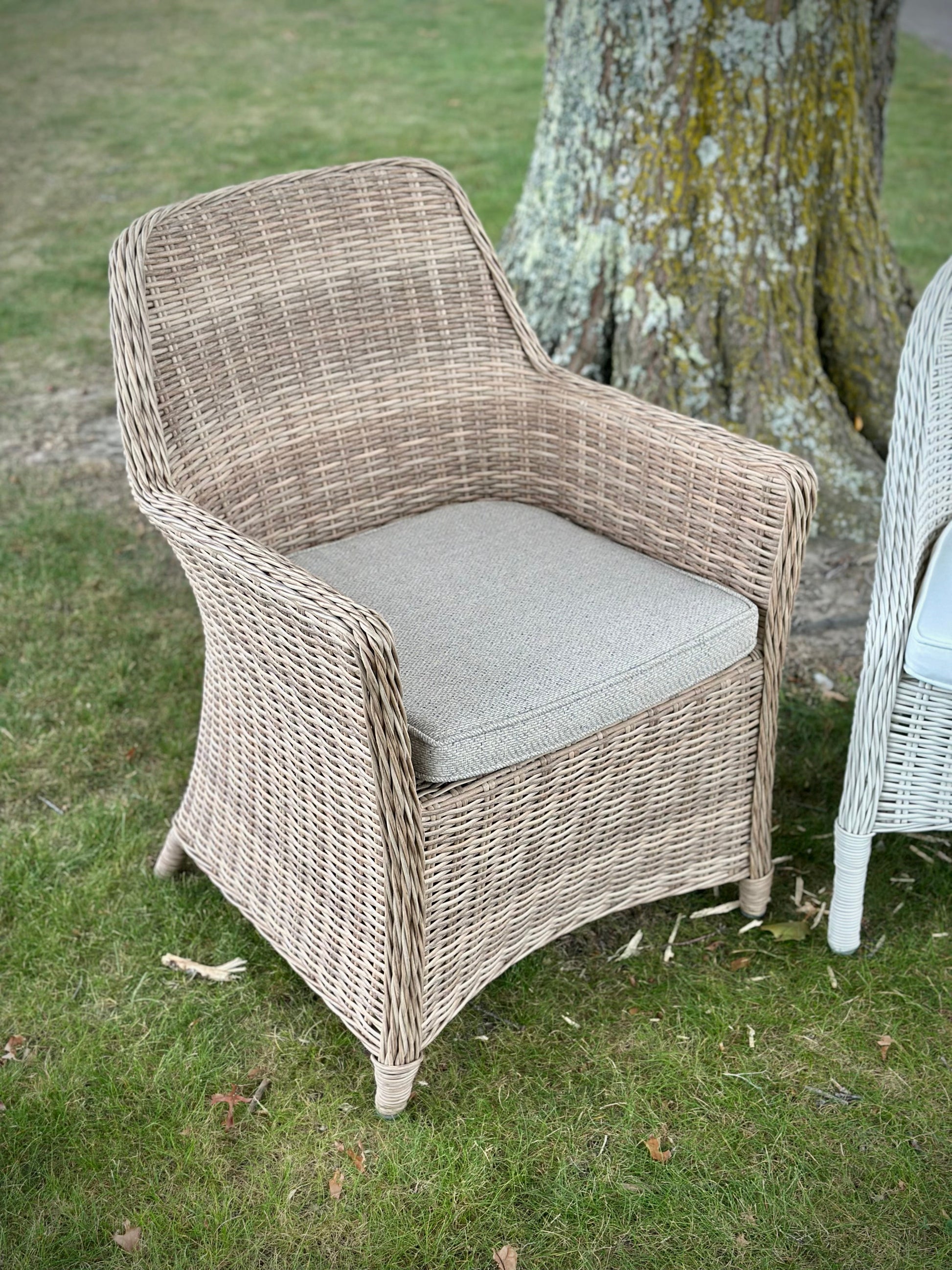 Raffles Outdoor Dining Chair - Natural at online8 furniture store Auckland