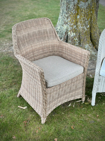 Raffles Outdoor Dining Chair - Natural at online8 furniture store Auckland