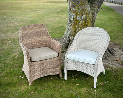 Raffles Outdoor Dining Chair - Natural at online8 furniture store Auckland