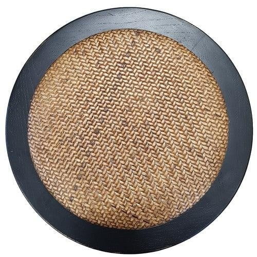 Rattan Seated Barstool - Antique Black at online8 furniture store Auckland