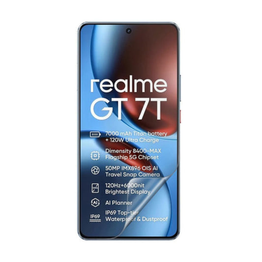 Hydrogel Screen Protector for Realme GT 7T (Pack of 2)