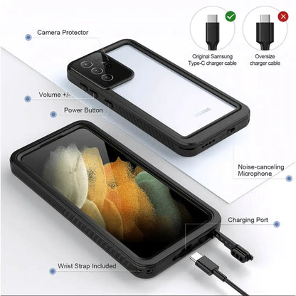 Redpepper Samsung S22 Ultra Waterproof Case | Shockproof Cover