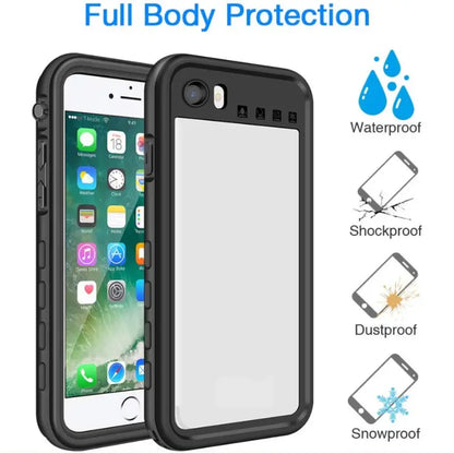 Redpepper Waterproof Case for iPhone 7 Black
