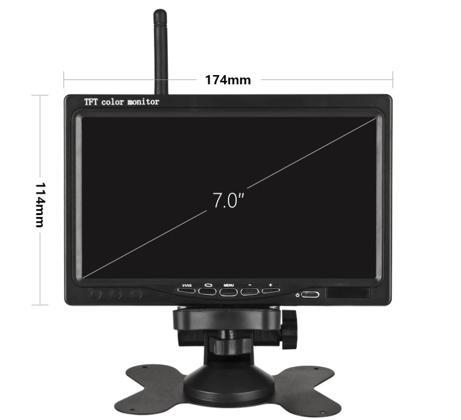 Car Reverse Camera – 7" LED Monitor System
