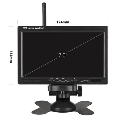 Car Reverse Camera – 7" LED Monitor System