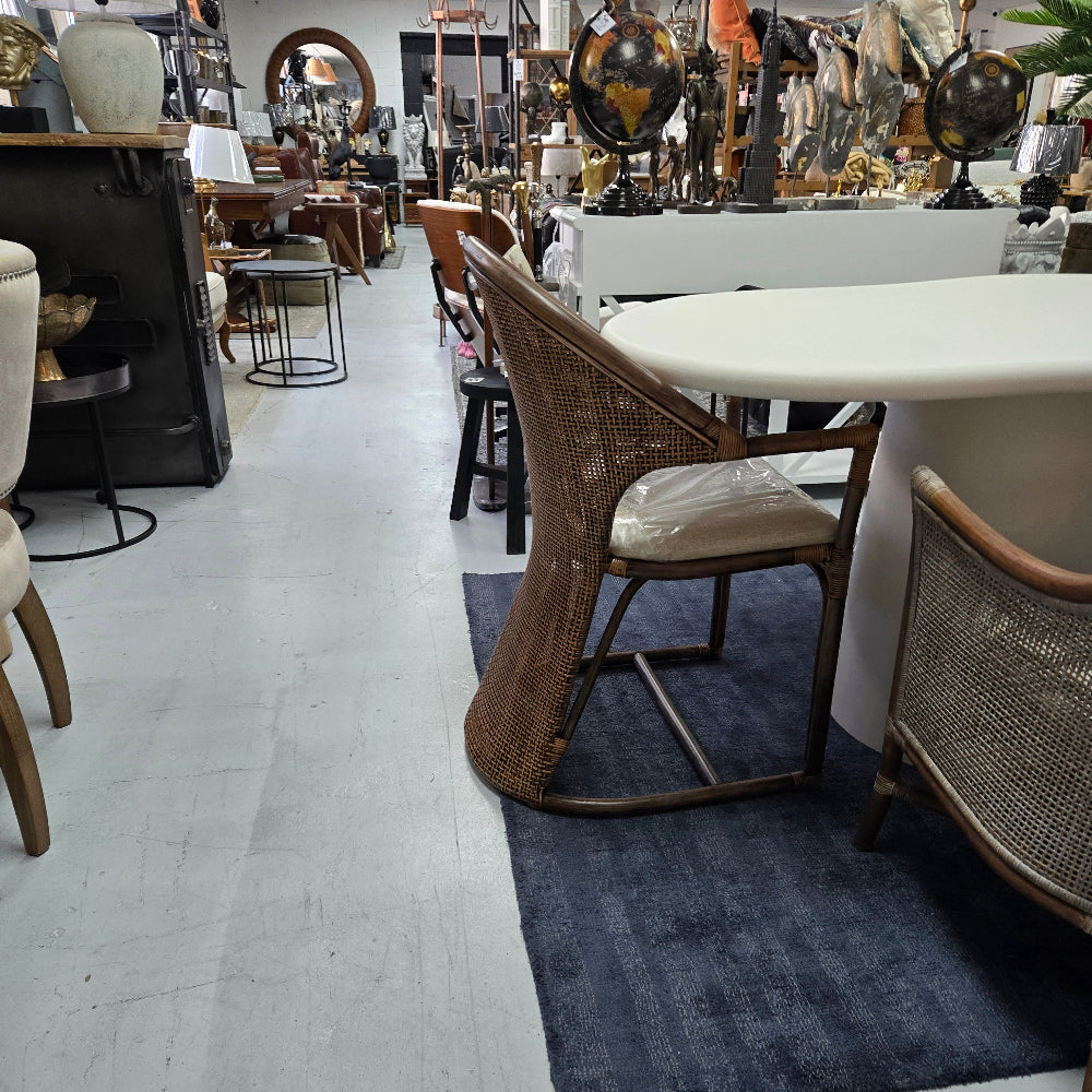 Jimbaran Armchair - Antique Brown & Black wash