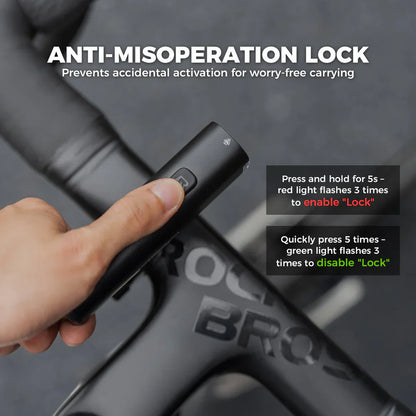 1200LM Rechargeable Bike Headlight Handlebar Front Light