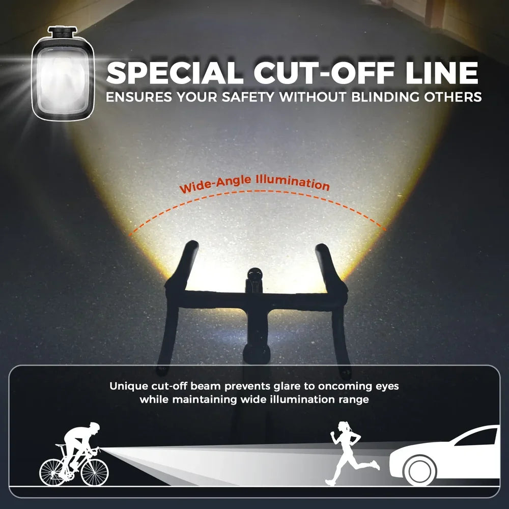 Smart Bike Headlight Front Bicycle Light 1000 Lumens