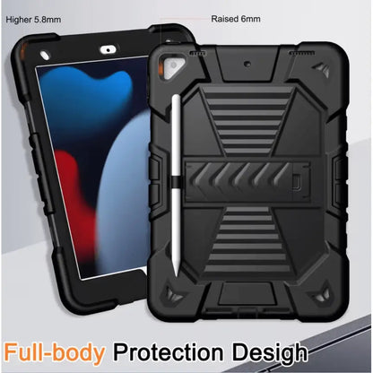 Rugged iPad 10.2 Case (7th/8th/9th Gen) – Shockproof Cover, Stand & Pencil Holder