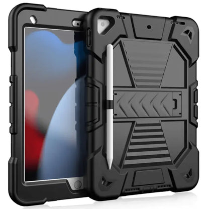 Rugged iPad 10.2 Case (7th/8th/9th Gen) – Shockproof Cover, Stand & Pencil Holder