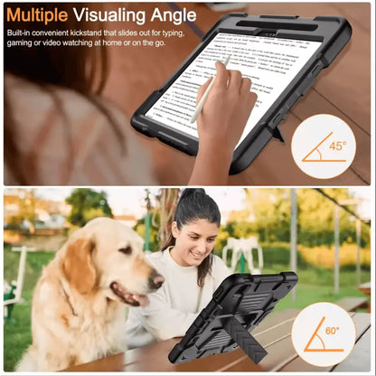Rugged iPad Air 11" 2024 Case – Shockproof Cover Stand & Pencil Holder
