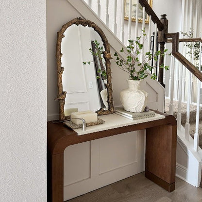 Rustic Branch and Birds Arch Mirror at online8 furniture store Auckland