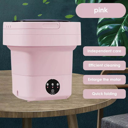 8L Foldable Washing Machine Mini Underwear Laundry Machine
