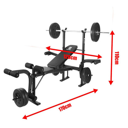 Adjustable FID Sit Up & Weight Bench