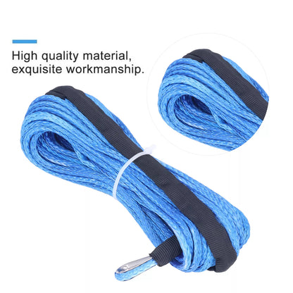 Synthetic Winch Rope Blue 15m 6mm