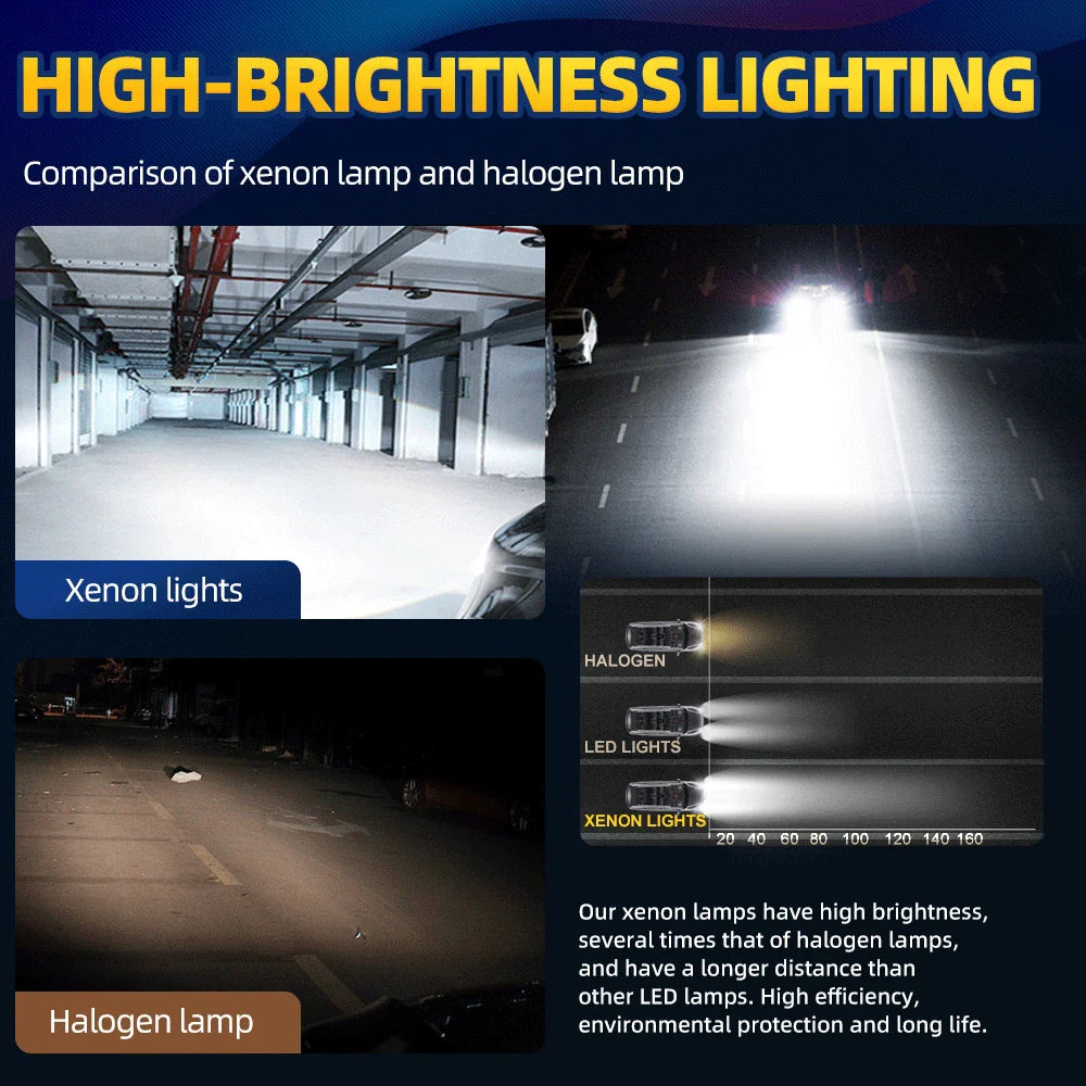 D4C D4S D4R Xenon HID Car Headlight Bulbs 6000k Pair