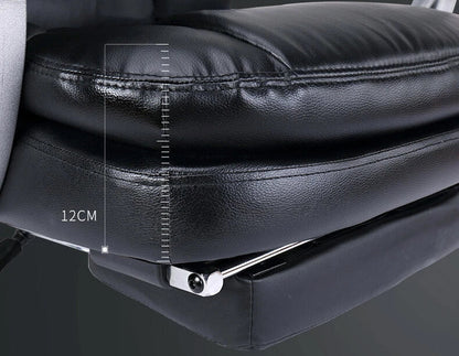 Reclining Leather Ergonomic Gaming Chair Office Massage Chair