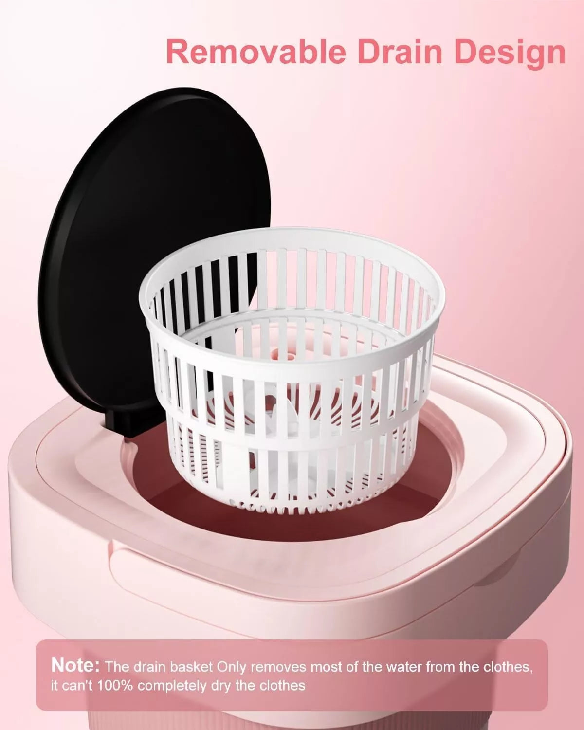 8L Foldable Washing Machine Mini Underwear Laundry Machine