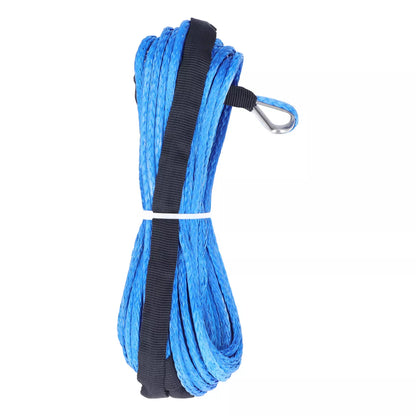 Synthetic Winch Rope Blue 15m 6mm