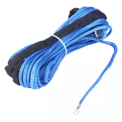 Synthetic Winch Rope Blue 15m 6mm