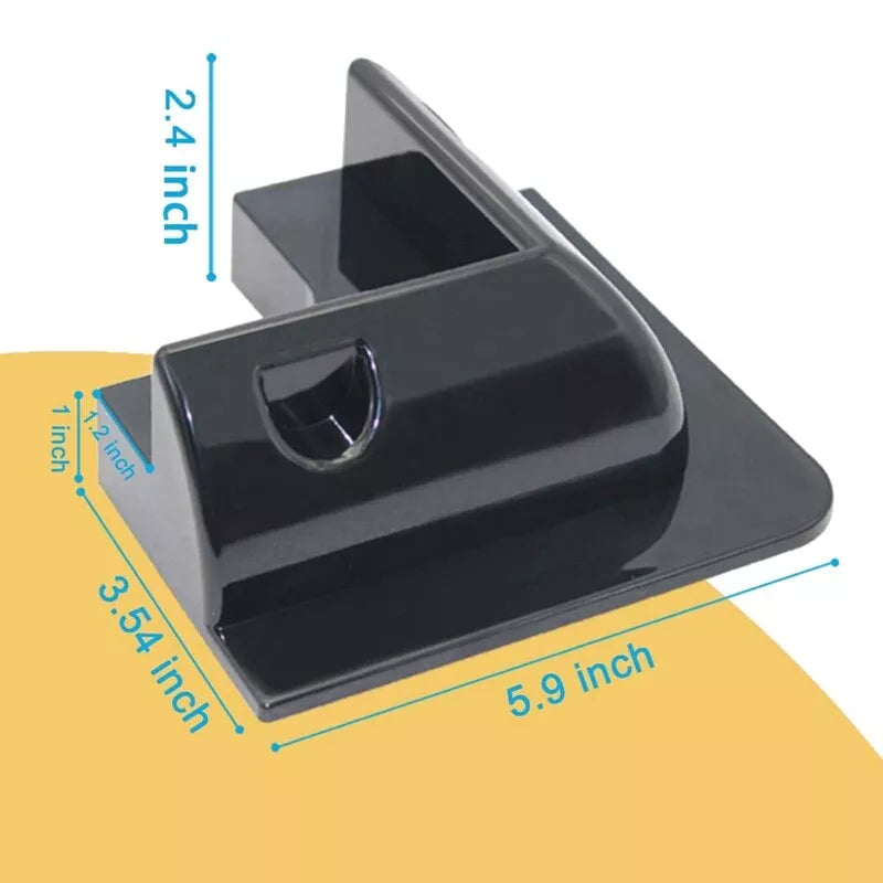 4 Solar Panel Mounting Bracket Black Corner Set Kit