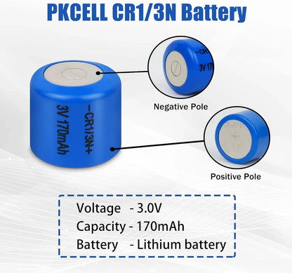 8PCS CR1/3N Lithium Battery 2L76, K58L, DL1/3N, 5018LC, CR11108, CR1/3N, CR13N