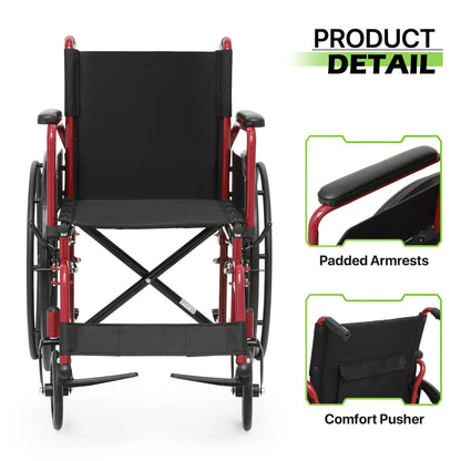 Portable Wheelchair Foldable Wheel Chair