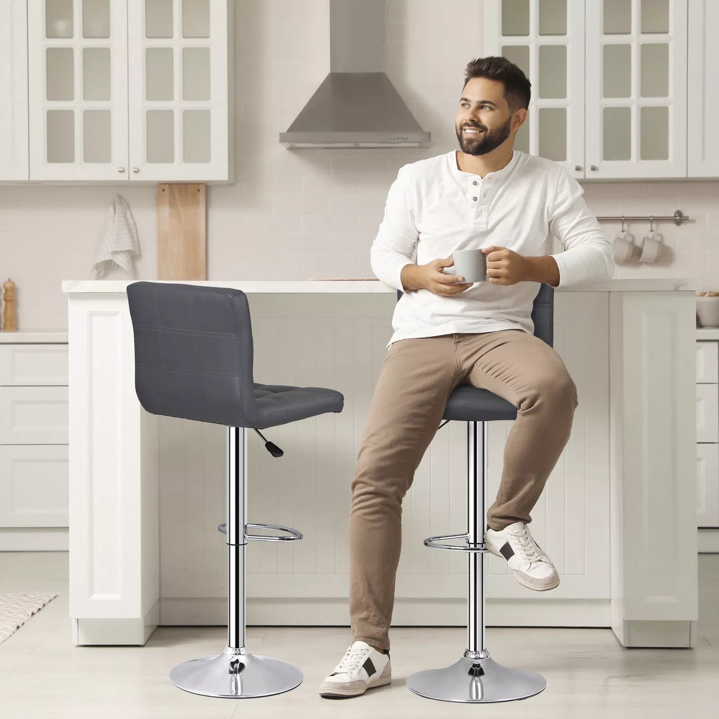 Bar Stool Height Adjustable Bar Stool