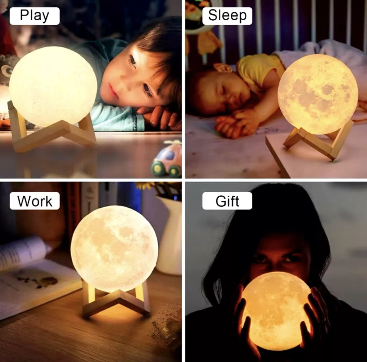 Moon Night Lamp 18cm