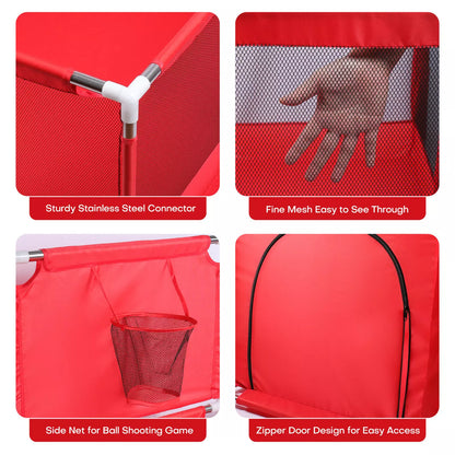 Baby Kids Playpen Yard Fence Play Pen Red