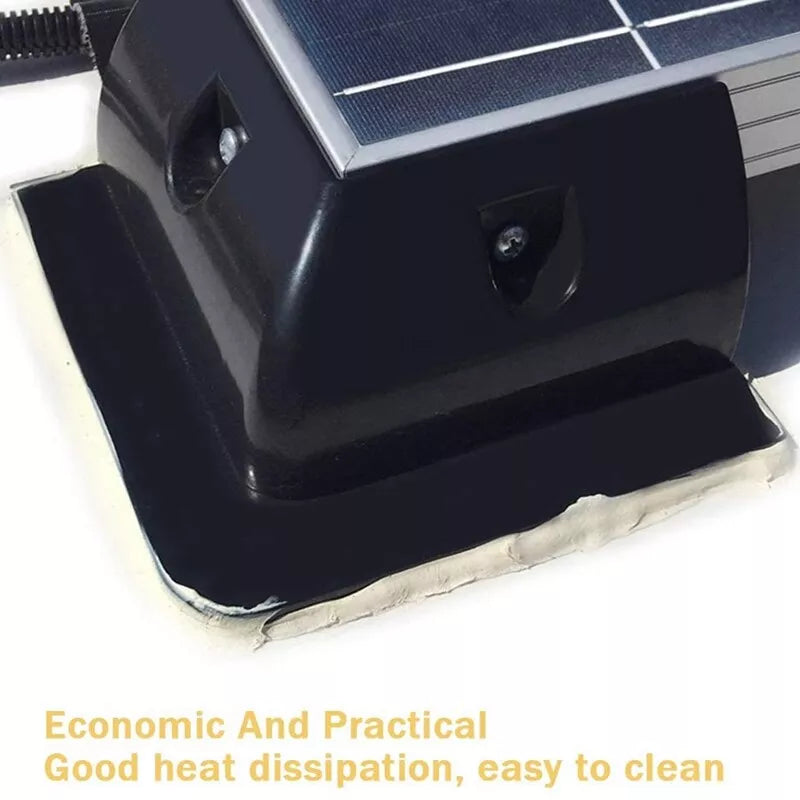 4 Solar Panel Mounting Bracket Black Corner Set Kit