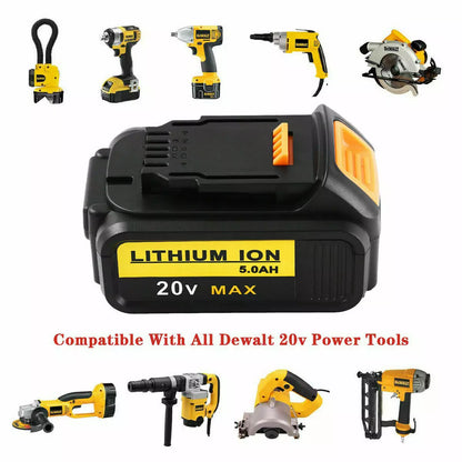 Replacement DeWalt Battery 18V/20V 5000mAh
