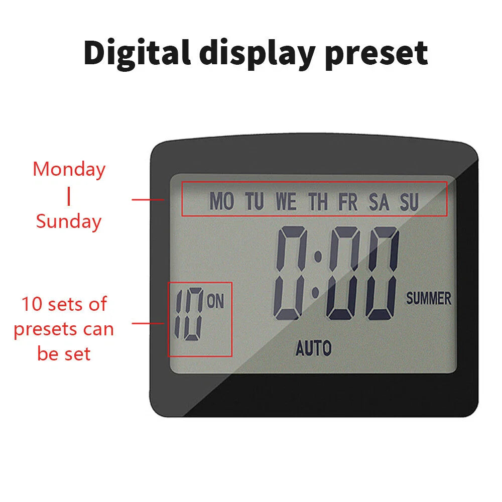 Mains Timer Electricity Plug Power Point