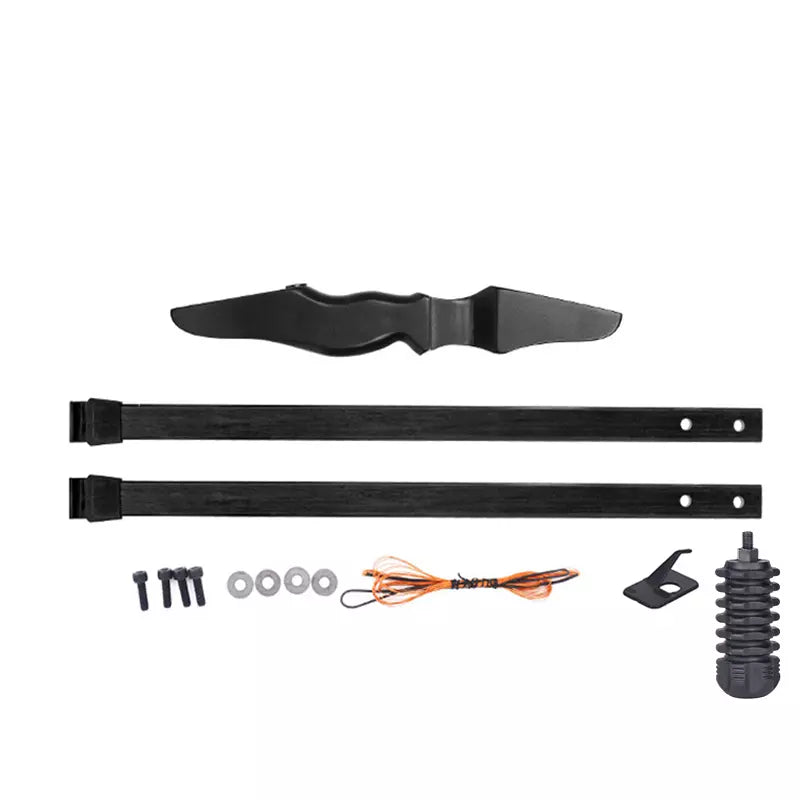 40lbs Archery High Strength Hunting Recurve Bow (Black)