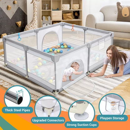 Playpen Play Fence Playpals Playen Gym Mat 150 x 180cm