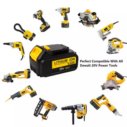 Replacement DeWalt Battery 18V/20V 5000mAh